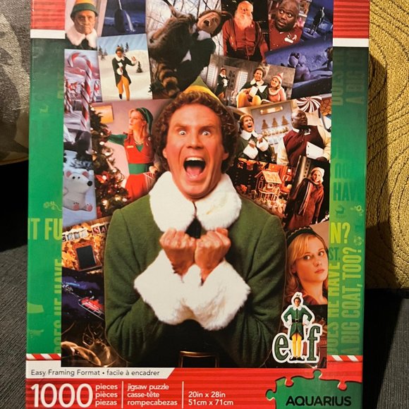 Aquarius - Elf Collage 1000-Piece Puzzle - Picture 1 of 2